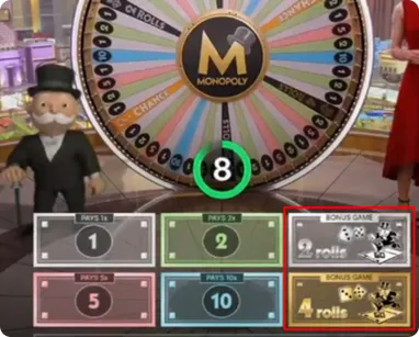 monopoly live slot